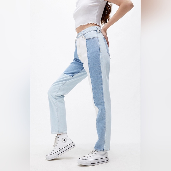 PacSun Eco Hopper Patch Mom Jeans Size 24 - Picture 3 of 11